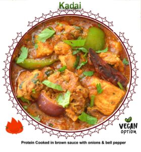 The best Kadai curry in Columbus